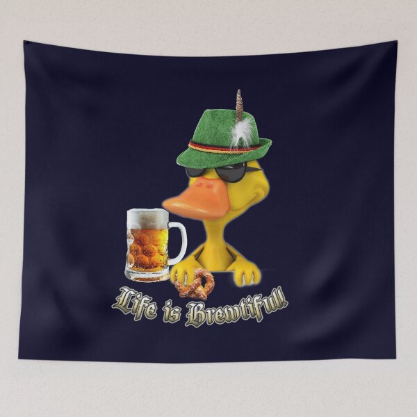 Item preview, BREWSTER THE DUCK   LIFE IS BREWTIFUL COLLECTION designed and sold by THE AMERICAN TEEVANGELIST.