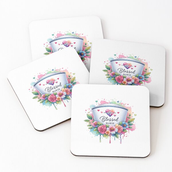 Item preview, Blessed Nurse – Floral Cap Tribute designed and sold by artedigital99.