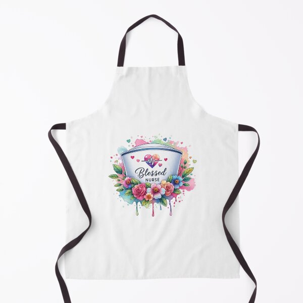 Item preview, Blessed Nurse – Floral Cap Tribute designed and sold by artedigital99.
