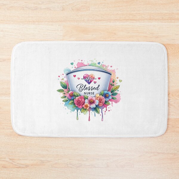 Item preview, Blessed Nurse – Floral Cap Tribute designed and sold by artedigital99.