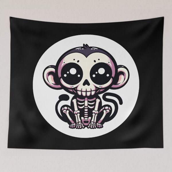 Item preview, Creepy Monkey: Skeuomorphic Skeleton Fusion designed and sold by Mechanical-Artt.