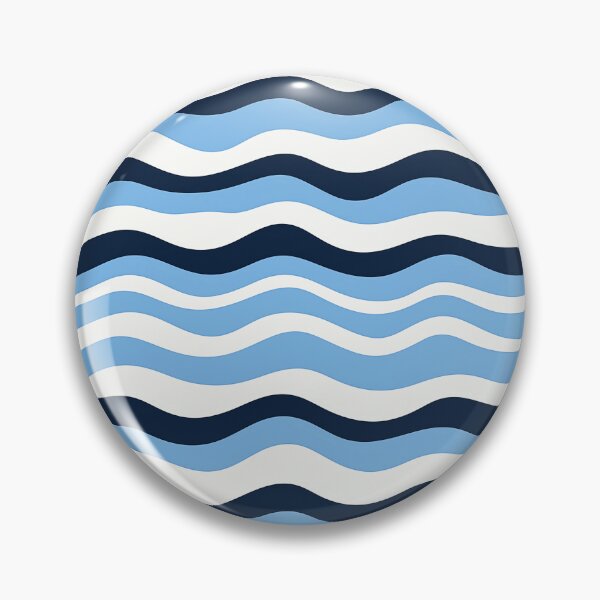 Item preview, Abstract pattern with blue wavy sailor stripes Design. designed and sold by HEMRO.