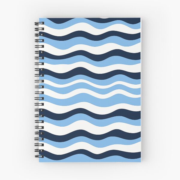 Item preview, Abstract pattern with blue wavy sailor stripes Design. designed and sold by HEMRO.