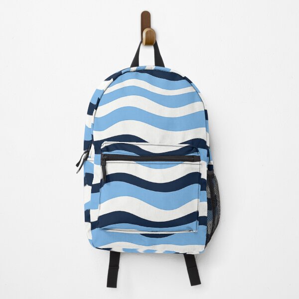 Item preview, Abstract pattern with blue wavy sailor stripes Design. designed and sold by HEMRO.