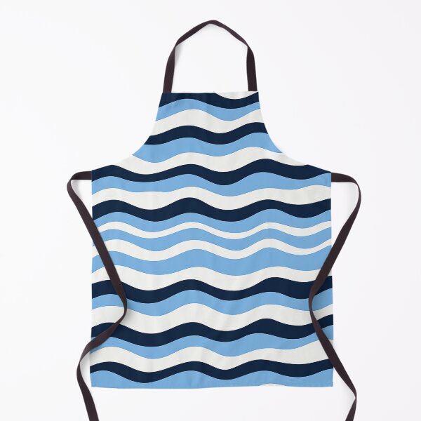 Item preview, Abstract pattern with blue wavy sailor stripes Design. designed and sold by HEMRO.