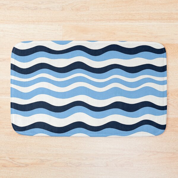 Item preview, Abstract pattern with blue wavy sailor stripes Design. designed and sold by HEMRO.