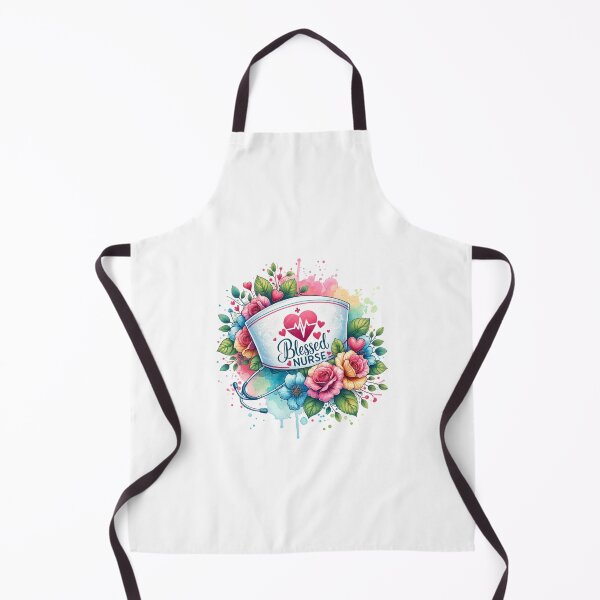 Item preview, Blessed Nurse – Floral Cap Tribute designed and sold by artedigital99.