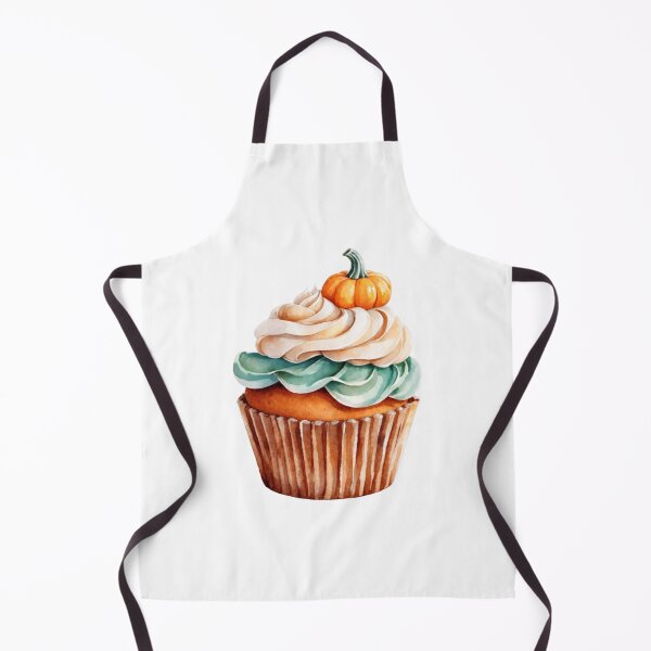 Item preview, Watercolor Pumpkin Cupcake designed and sold by silviaol.