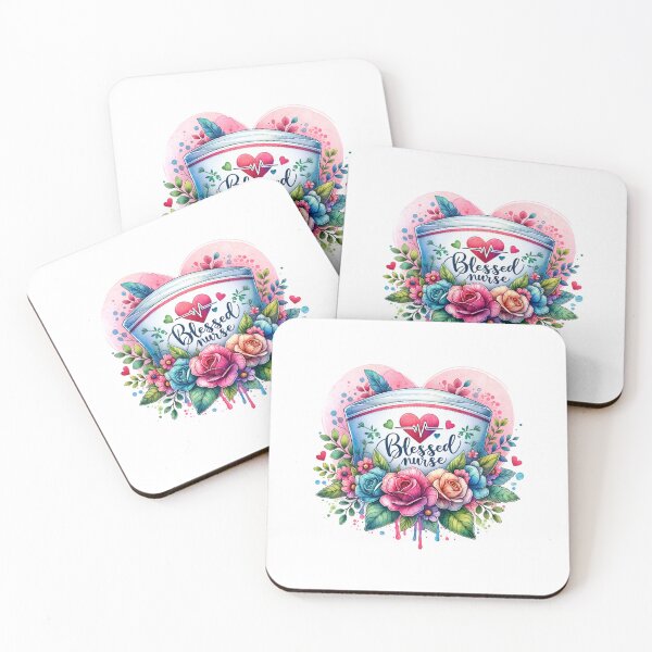 Item preview, Blessed Nurse – Floral Cap Tribute designed and sold by artedigital99.