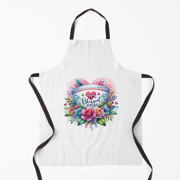 Item preview, Blessed Nurse – Floral Cap Tribute designed and sold by artedigital99.