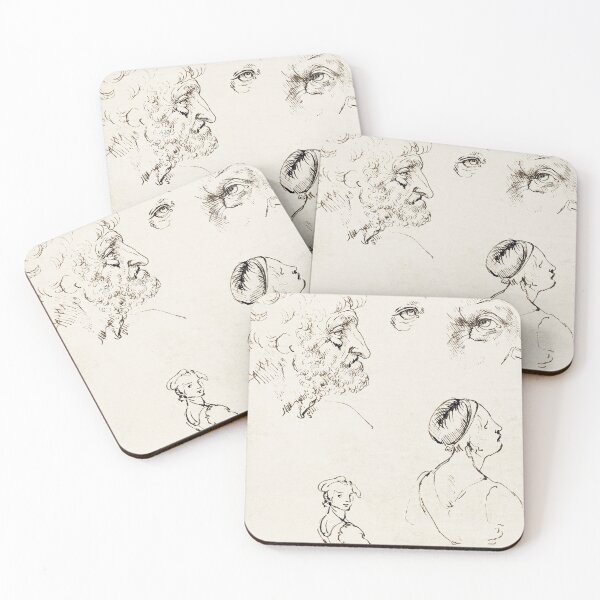 Item preview, Sheet of Studies (1470–1480) by Leonardo da Vinci. designed and sold by My Artprintz.