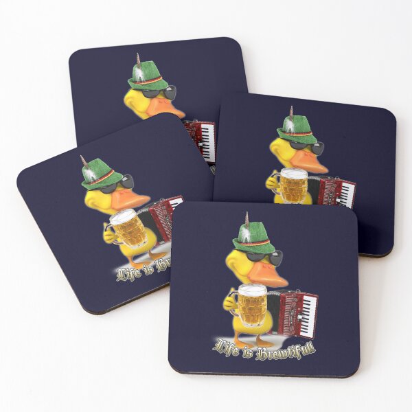 Item preview, BREWSTER THE DUCK   LIFE IS BREWTIFUL COLLECTION designed and sold by THE AMERICAN TEEVANGELIST.