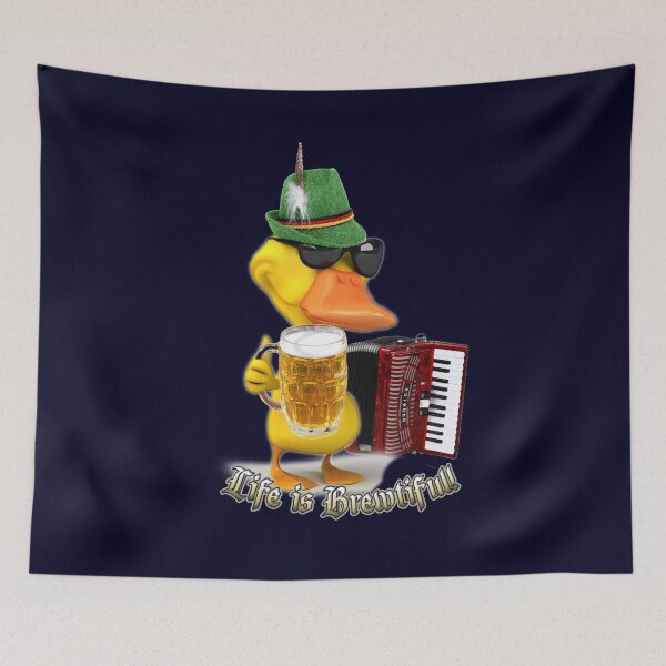 Item preview, BREWSTER THE DUCK   LIFE IS BREWTIFUL COLLECTION designed and sold by THE AMERICAN TEEVANGELIST.