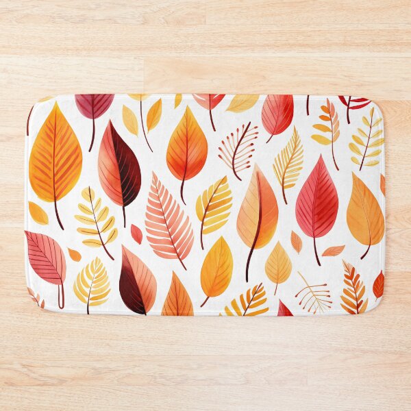 Item preview, Autumn Leaf Brushstrokes Pattern #13 designed and sold by NatureSight.