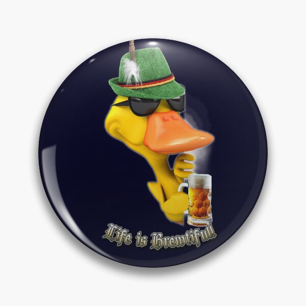 Item preview, BREWSTER THE DUCK   LIFE IS BREWTIFUL COLLECTION designed and sold by THE AMERICAN TEEVANGELIST.