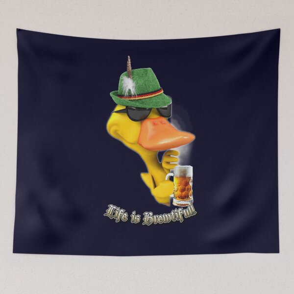 Item preview, BREWSTER THE DUCK   LIFE IS BREWTIFUL COLLECTION designed and sold by THE AMERICAN TEEVANGELIST.