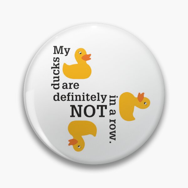 Item preview, Ducks NOT in a Row (st) designed and sold by JRP Design.