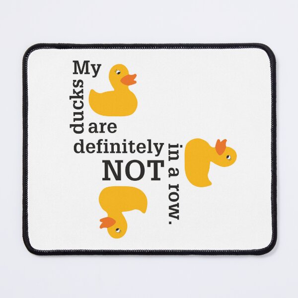 Item preview, Ducks NOT in a Row (st) designed and sold by JRP Design.