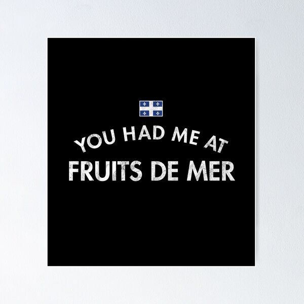 Aperçu de l'œuvre Tu m'as eu avec Fruits De Mer - En détresse créée et vendue par twHistory.