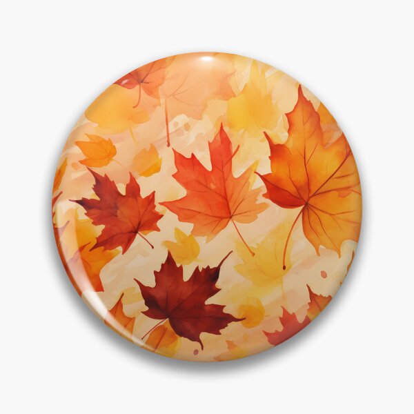 Item preview, Autumn Leaf Brushstrokes Pattern #15 designed and sold by NatureSight.