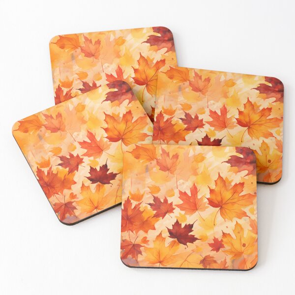 Item preview, Autumn Leaf Brushstrokes Pattern #15 designed and sold by NatureSight.