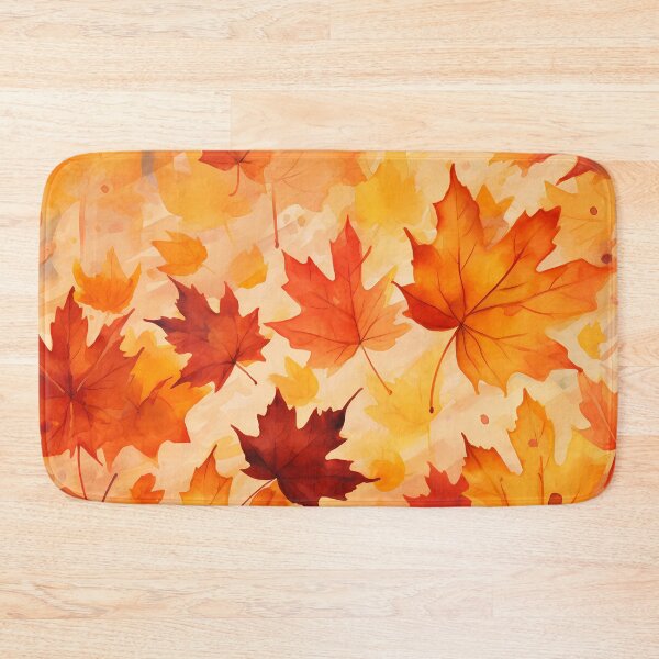 Item preview, Autumn Leaf Brushstrokes Pattern #15 designed and sold by NatureSight.