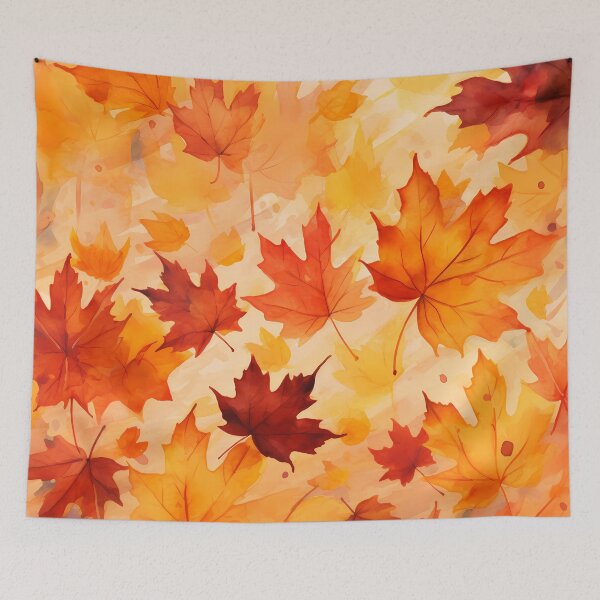 Item preview, Autumn Leaf Brushstrokes Pattern #15 designed and sold by NatureSight.