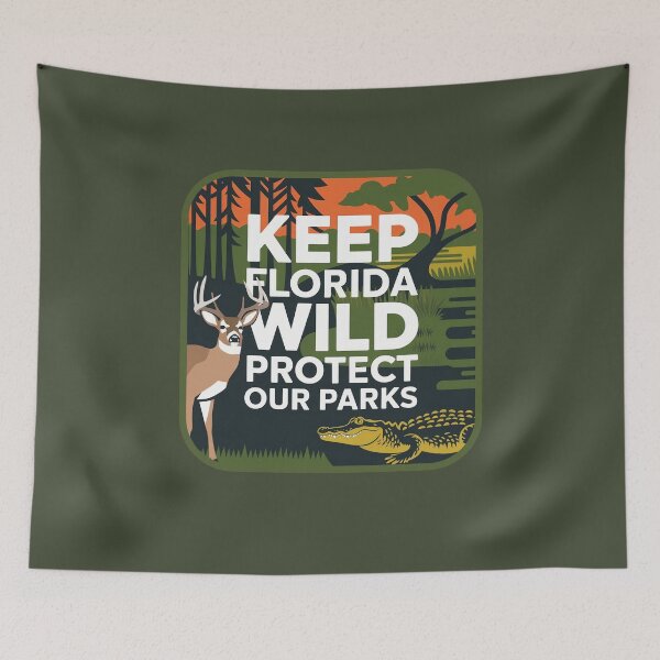 Item preview, Keep Florida Wild: Protect Our Parks Perfect Gifts For Nature Lovers designed and sold by SophiaKoorArt.