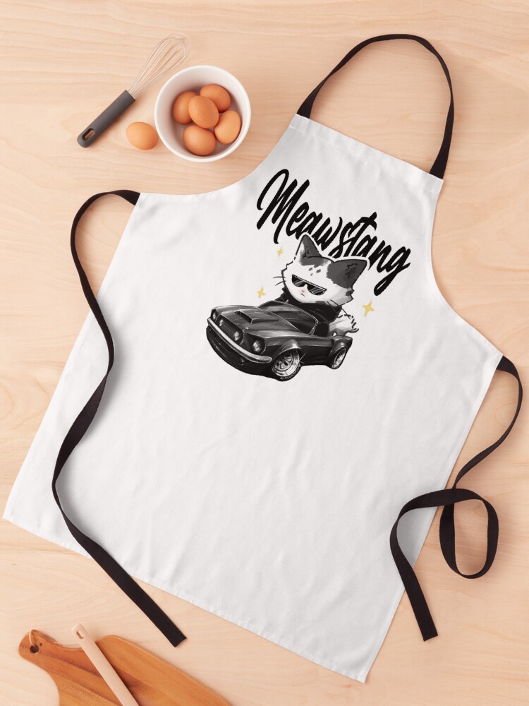 Thumbnail 1 of 6, Apron, Cats in Control designed and sold by AstroStyleh.