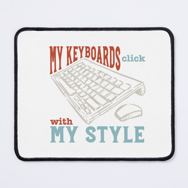 Item preview, Funny Custom Mechanical Keyboard Humor designed and sold by whyitsme.