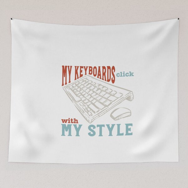 Item preview, Funny Custom Mechanical Keyboard Humor designed and sold by whyitsme.