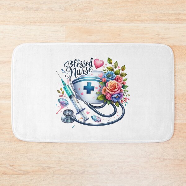 Item preview, Blessed Nurse – Floral Cap Tribute designed and sold by artedigital99.
