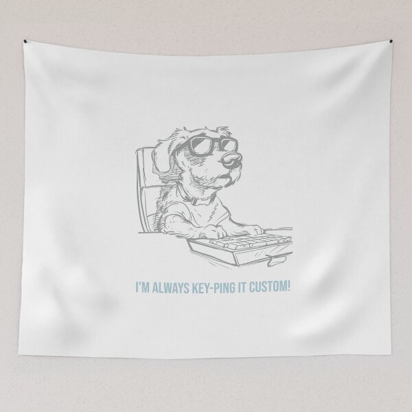 Item preview, Funny Custom Mechanical Keyboard Humor and Keyboard Pun designed and sold by whyitsme.