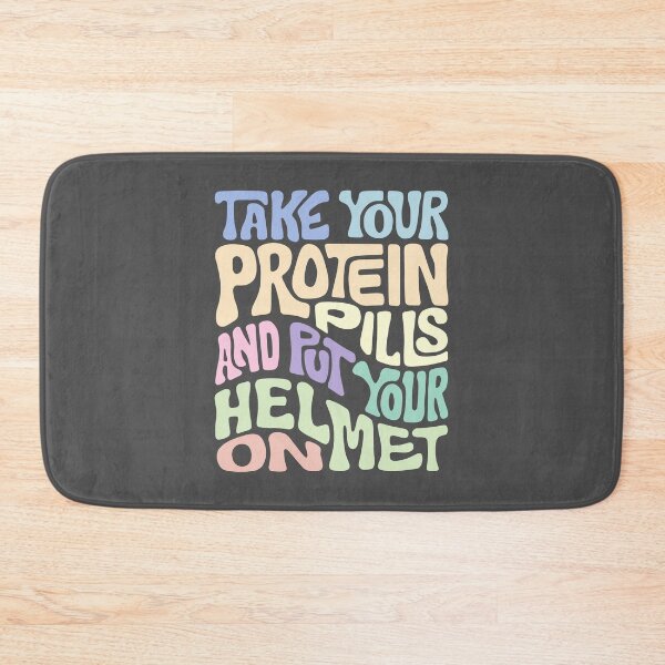Item preview, Take Your Protein Pills And Put Your Helmet On Word Art designed and sold by Unhinged Heather.