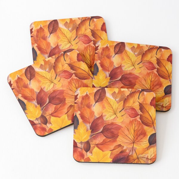 Item preview, Autumn Leaf Brushstrokes Pattern #19 designed and sold by NatureSight.