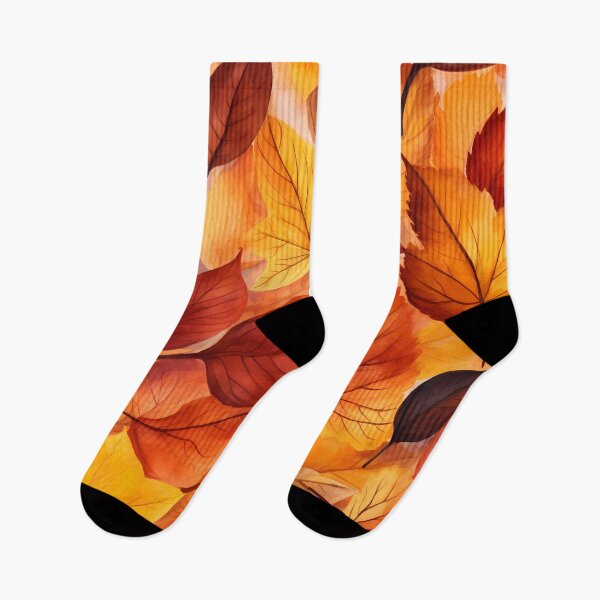 Item preview, Autumn Leaf Brushstrokes Pattern #19 designed and sold by NatureSight.