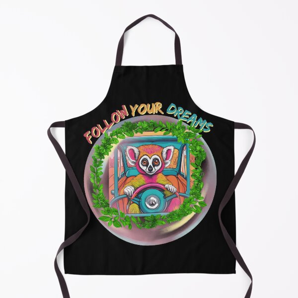 Item preview, Lemur Car Dreams Racer Car Animals Auto  designed and sold by Design_Your_Day.