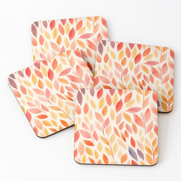 Item preview, Autumn Leaf Brushstrokes Pattern #20 designed and sold by NatureSight.