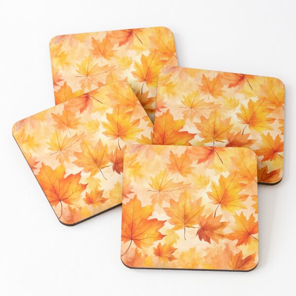 Item preview, Autumn Leaf Brushstrokes Pattern #21 designed and sold by NatureSight.
