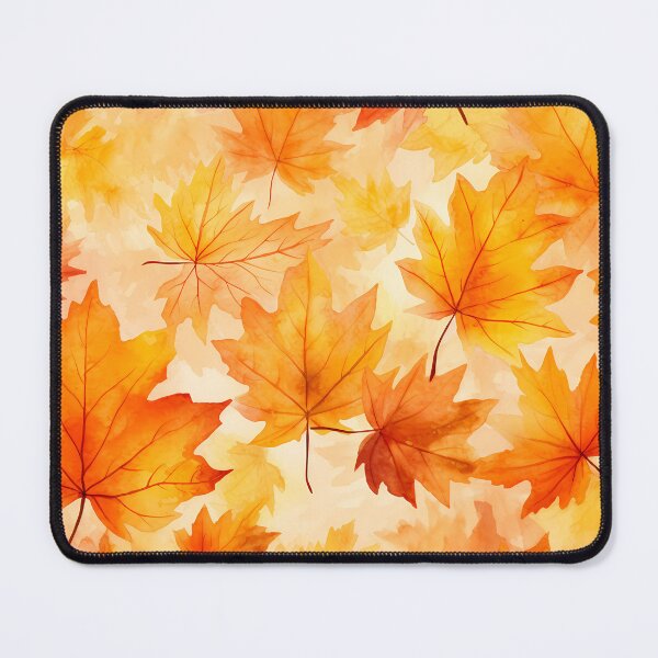 Item preview, Autumn Leaf Brushstrokes Pattern #21 designed and sold by NatureSight.
