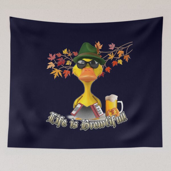 Item preview, BREWSTER THE DUCK   LIFE IS BREWTIFUL COLLECTION designed and sold by THE AMERICAN TEEVANGELIST.