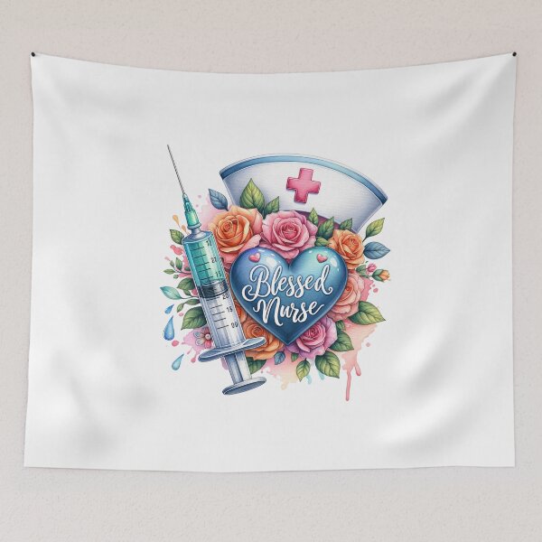 Item preview, Nurse’s Cap – Blossoming Care designed and sold by artedigital99.