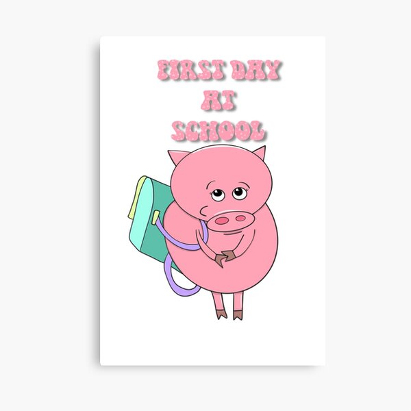Item preview, First day at school designed and sold by SimoesArtistry.