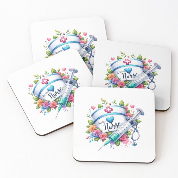 Item preview, "Florals & Cap – Nurse’s Grace" designed and sold by artedigital99.