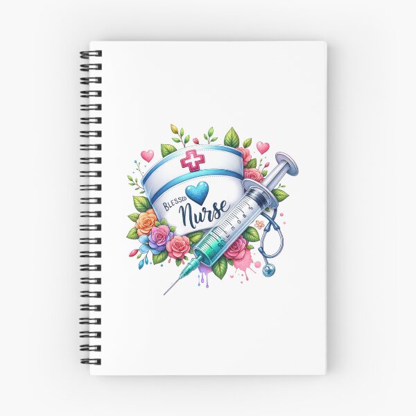 Item preview, "Florals & Cap – Nurse’s Grace" designed and sold by artedigital99.