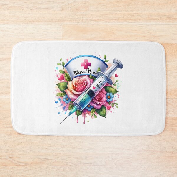 Item preview, Florals & Cap – Nurse’s Grace designed and sold by artedigital99.