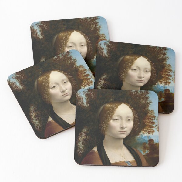 Item preview, Ginevra de' Benci (1474-1478) by Leonardo da Vinci. designed and sold by My Artprintz.