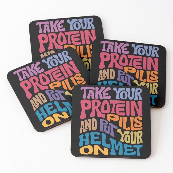 Item preview, Take Your Protein Pills And Put Your Helmet On Word Art designed and sold by Unhinged Heather.