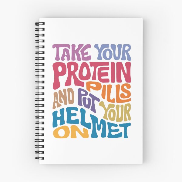 Item preview, Take Your Protein Pills And Put Your Helmet On Word Art designed and sold by Unhinged Heather.