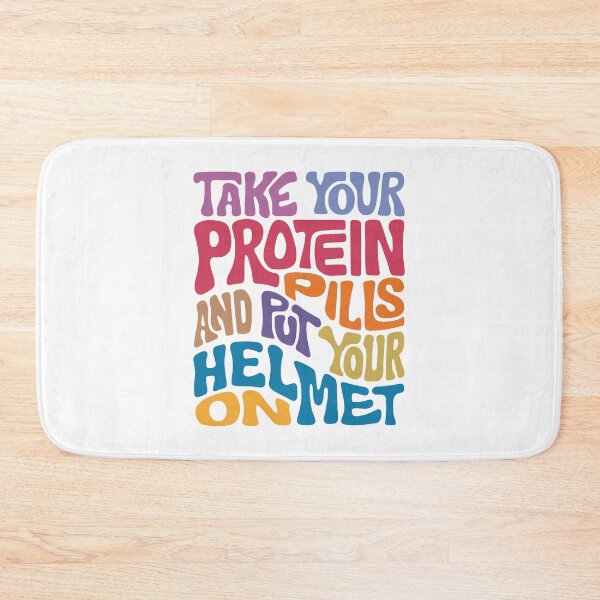 Item preview, Take Your Protein Pills And Put Your Helmet On Word Art designed and sold by Unhinged Heather.